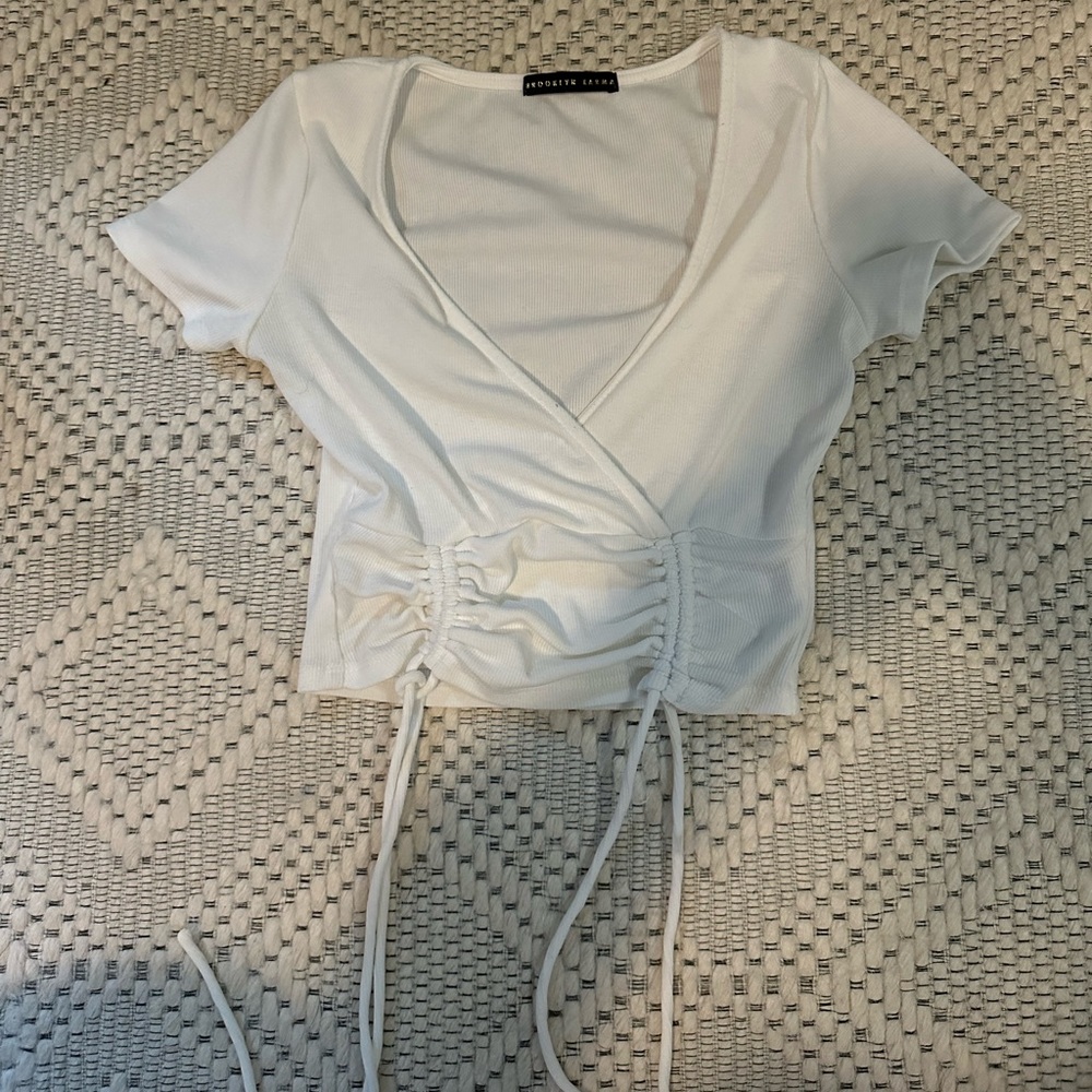 Nordstrom White crop top